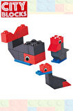 Mikro Blok Oyuncak 2+2 City Blocks Seti