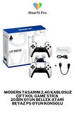 Modern Tasarım 2.4G Kablosuz Çift Kol Game Stick 20.000 Oyun Bellekli Atari PS Oyun Konsolu