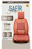 Suzuki Maruti Uyumlu Lüx Deri Oto Koltuk Kılıfı Ön Arka Takım Saturn TABA