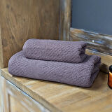 %100 Pamuk | Simple Banyo Havlusu 2’li Set | Mor