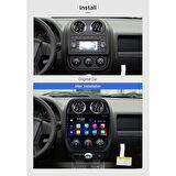 JEEP COMPASS 2010-2014 MULTİMEDYA CARPLAY EKRAN SETİ 2 GB RAM 32 HAFIZALI