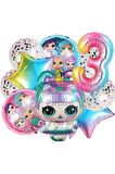 Lol Surprise 3 Yaş Balon Seti Lol Bebek Balon Seti Lol Doğum Günü Parti Seti