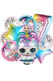 Lol Surprise 7 Yaş Balon Seti Lol Bebek Balon Seti Lol Doğum Günü Parti Seti