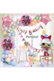 Lol Suprise 1 Yaş Balon Seti Lol Bebek Konsept Helyum Balon Set Diva Lol Bebek Doğum Günü Set