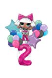 Lol Surprise Balon Seti Lol Bebek 2 Yaş Balon Seti Lol Doğum Günü Parti Seti