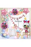 Suprise 4 Yaş Balon Seti Lol Bebek Konsept Helyum Balon Set Diva Lol Bebek Doğum Günü Set