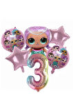 Lol Surprise 5 Yaş Balon Seti Lol Bebek Balon Seti Lol Doğum Günü Parti Seti