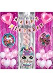 Unicorn LOL 8 Yaş Balon Seti LOL Balon Seti LOL Doğum Günü Parti Seti