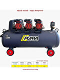 Puma 200 Lt Yüksek Verimli Hızlı Yağsız Hava Kompresörü
