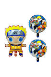Anime Naruto 1 Yaş Doğum Günü Balon Set Naruto Konsept Doğum Günü Parti Balon Set
