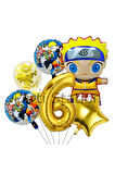 Anime Naruto 9 Yaş Doğum Günü Balon Set Naruto Tema Doğum Günü Parti Balon Set