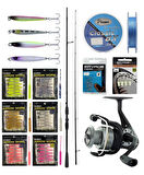 YekOutdoor Arrow Worm LRF Seti Okuma Psycho Stick Game 198cm Ex-Fast 0.5-3.5gr 2 Parça Olta Kamışı&Okuma Revenger RV-25 FD Olta Makinesi