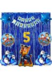 Paw Patrol Balon Seti Paw Petrol 5 Yaş Balon Seti Paw Patrol Doğum Günü Set Paw Patrol Chase