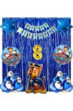 Paw Patrol Balon Seti Paw Petrol 8 Yaş Balon Seti Paw Patrol Doğum Günü Set Paw Patrol Chase