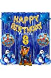 Paw Patrol Balon Seti Paw Petrol 8 Yaş Balon Seti Paw Patrol Doğum Günü Set Paw Patrol Chase