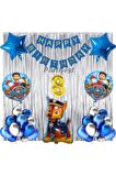 Paw Patrol Balon Seti Paw Petrol 8 Yaş Balon Seti Paw Patrol Doğum Günü Set Paw Patrol Chase