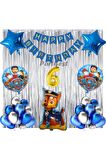 Paw Patrol Balon Seti Paw Petrol 6 Yaş Balon Seti Paw Patrol Doğum Günü Set Paw Patrol Chase