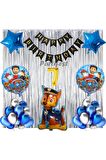 Paw Patrol Balon Seti Paw Petrol 7 Yaş Balon Seti Paw Patrol Doğum Günü Set Paw Patrol Chase