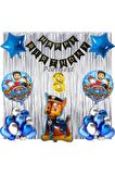 Paw Patrol Balon Seti Paw Petrol 8 Yaş Balon Seti Paw Patrol Doğum Günü Set Paw Patrol Chase