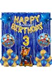 Paw Patrol Balon Seti Paw Petrol 3 Yaş Balon Seti Paw Patrol Doğum Günü Set Paw Patrol Chase