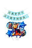 Paw Patrol Balon Seti Paw Petrol Yaş Balon Seti Paw Patrol Doğum Günü Set Paw Patrol Chase