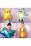 Pokemon Konsept 5 Yaş Doğum Günü Balon Set Pokemon Pikachu Bulbasaur Charmander Squirtle Balon