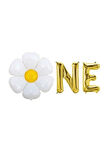 Papatya Konsept ONE 1 Yaş Doğum Günü Parti Balon Set Papatya ONE Folyo Balon