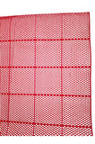PVC KARE PASPAS 90 X 100 CM KIRMIZI BANYO KAYMAZ YER ZEMİN MATI