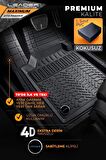 Citron C3 Air Cros Uyumlu 4D Havuzlu Paspas Premium Model Bej
