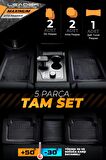 
Peugeot 508 Uyumlu 4D Havuzlu Paspas Premium Model Gri