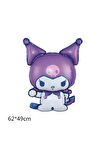 Sanrio Kuromi 3 Yaş Mor Balon Set Anime Hello Kitty Kuromi Konsept Doğum Günü Balon Set