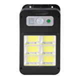 SOLAR LED DUVAR LAMBASI - GÜNEŞ ENERJİLİ DUVAR LAMBASI - (KISKAÇLI-MIKNATISLI-USB)