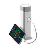 Çok Fonksiyonlu Telefon Tutuculu USB Şarjlı Powerbank Özellikli 3 Mod Masa Lambası Kitap Okuma ışığı