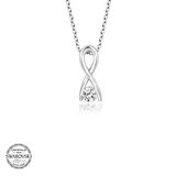 Swarovski Taşlı Gümüş Sonsuzluk Kadın Kolye