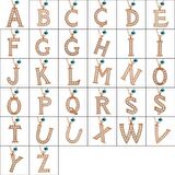 Gümüş Nazar Rose E Harfi Kadın Kolye