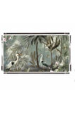 Tropikal Bahçe Pleksi Tepsi - Pt2122 - 40x24cm