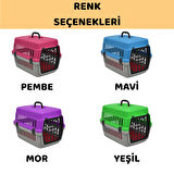 Beylini Kedi Köpek Evcil Hayvan Taşıma Kutusu Yumuşak Zeminli Portatif Seyahat Veteriner Uyumlu Hafif Evcil Hayvan Çantası Pratik Kullanımlı Evcil Hayvan Taşıyıcı Mavi 28X33X45 cm