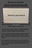 Kalorifer Petek Kapama Mdf 150 Cm (İÇ ÖLÇÜSÜ) Hazeran Desenli Safir Meşe