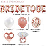 Bride To Be Bekarlığa Veda Parti Kutlama Seti 2