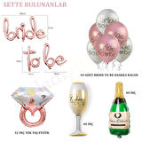 Bride To Be Bekarlığa Veda Parti Kutlama Seti 3