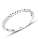 0.15 Ct Pırlanta Yarım Tur Yüzük