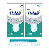 Holder Large Yetişkin Hasta Bezi - 30 Adet