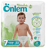 Önlem Botanika Bebek Bezi İkili Jumbo 7 Beden XXLarge 22 Adet (19+ kg)