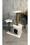 Star Kedi Tırmala Evi 74 cm x 50 cm x 35 cm