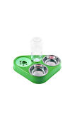 Madrid Kedi - Köpek Mama ve Su Kabı 1000ML Yeşil