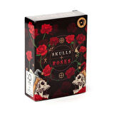 Puckator Skulls and Roses Premium Oyun Kağıdı Koleksiyonluk iskambil Kartları