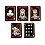 Puckator Skulls and Roses Premium Oyun Kağıdı Koleksiyonluk iskambil Kartları