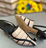 ÖZEL TASARIM 2025 MODEL AÇIK TOPUK KADIN AYAKKABI 5 CM MİNİ TOPUK