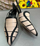 ÖZEL TASARIM 2025 MODEL AÇIK TOPUK KADIN AYAKKABI 5 CM MİNİ TOPUK