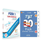 Farklı Sistem TYT Fizik Soru Bankası ve Palme Palmetre Serisi Deneme Seti 2 Kitap